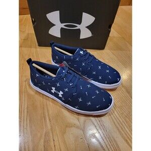 Under Armour Big Kids' Critter Encounter IV Sneaker Blue/White Size 3 Youth